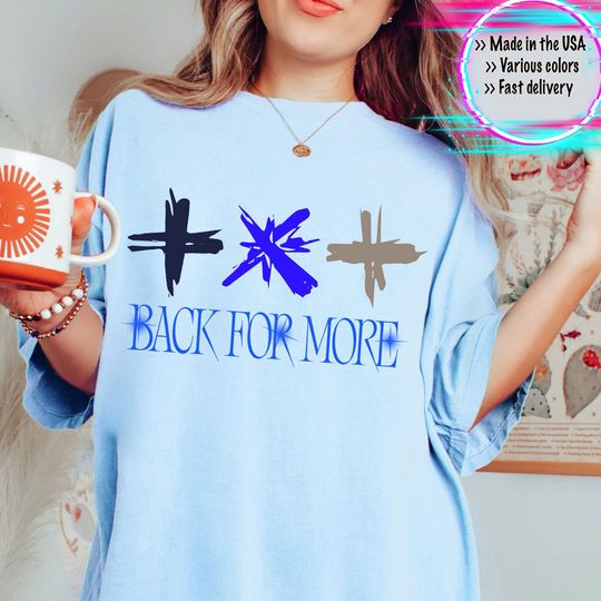 Discover TXT Back for More Shirt, Tomorrow x Together Freefall Shirt