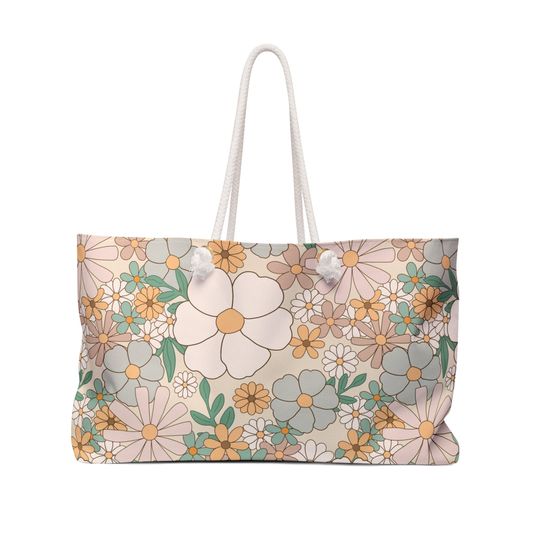 Discover Boho Floral Weekender Bag