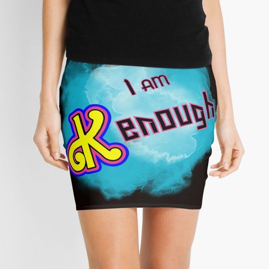 Discover I Am Kenough Barbie Mini Skirt