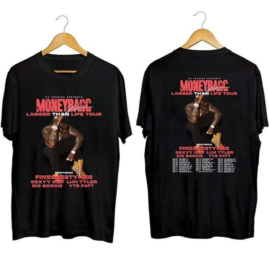Discover Moneybagg Yo Larger Than Life Tour 2023 Shirt
