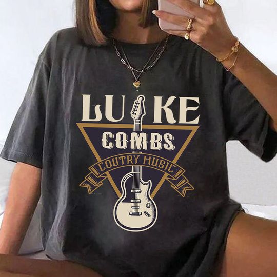 Discover Lukee Comb Guitar T-Shirt, Lukee Comb Country Music Shirt