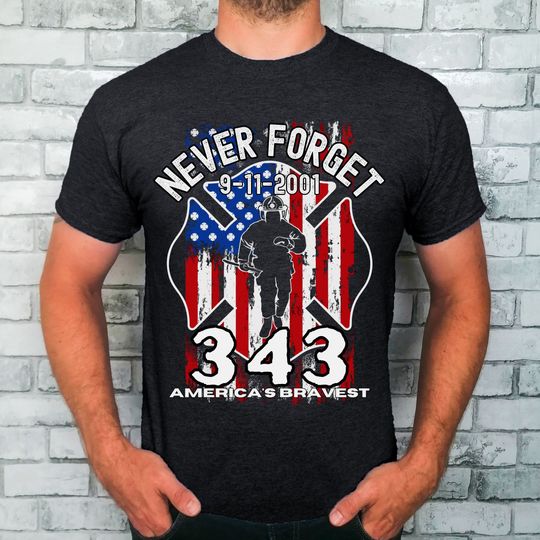 Discover 343 Firefighter Shirt | Firefighter Gifts | 343 Firefighters T shirt