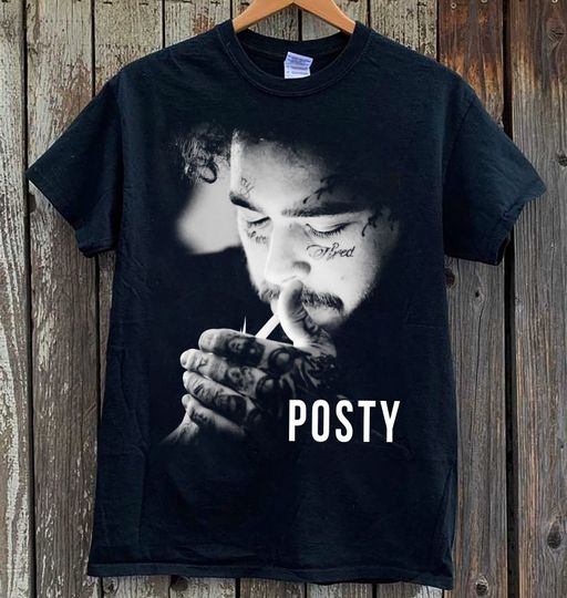 Discover Post Malone Vintage Shirt, Posty Music Tour Shirt