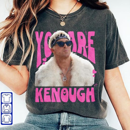 Discover You are Kenough Shirt, Ryan Gosling Shirt, Barbie 2023 Shirt I Am Kenough Shirt