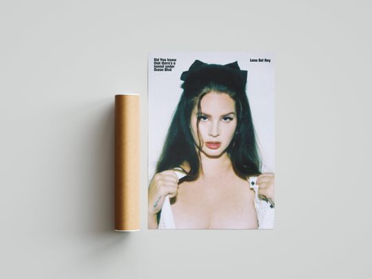 Discover Lana Del Rey 'Did You Know That There's A Tunnel Under Ocean Blvd' Poster