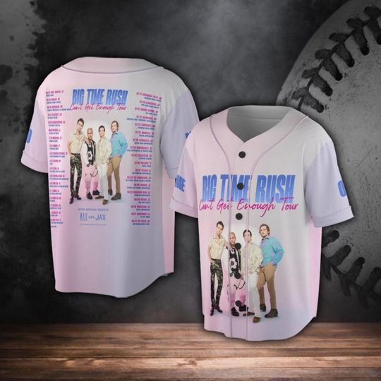 Discover Big Rush Time Baseball Jersey, Can't Get Enough Tour 2023 Shirt