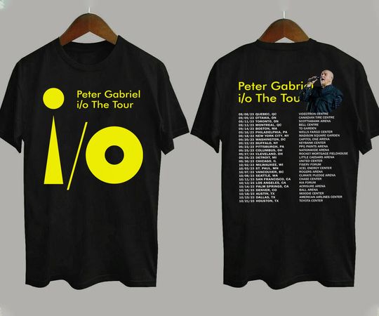 Discover Peter Gabriel i o The Tour T-Shirt, Peter Gabriel Concert 2023 shirt