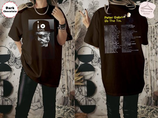 Discover i/o The Tour 2023 T-Shirt for Peter Gabriel Fans