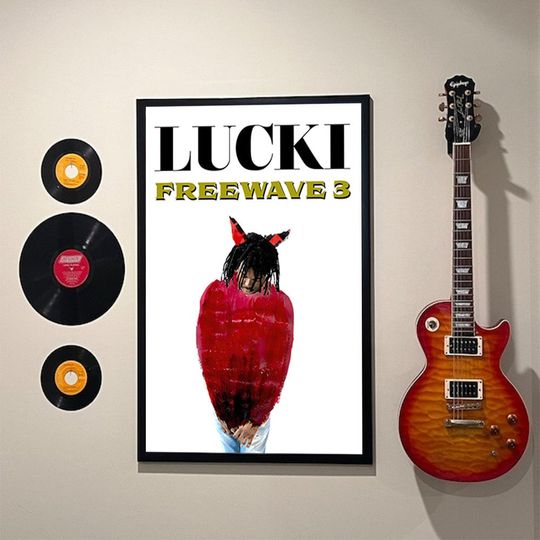 Discover Lucki - Freewave 3 Poster, Home Decor, Wall Decor