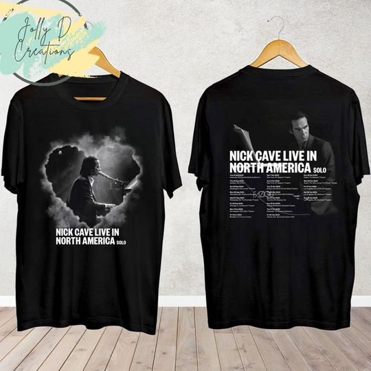 Discover Nick Cave Live In North America 2023 Tour Shirt, Nick Cave Fan Shirt, North America 2023 Tour Shirt