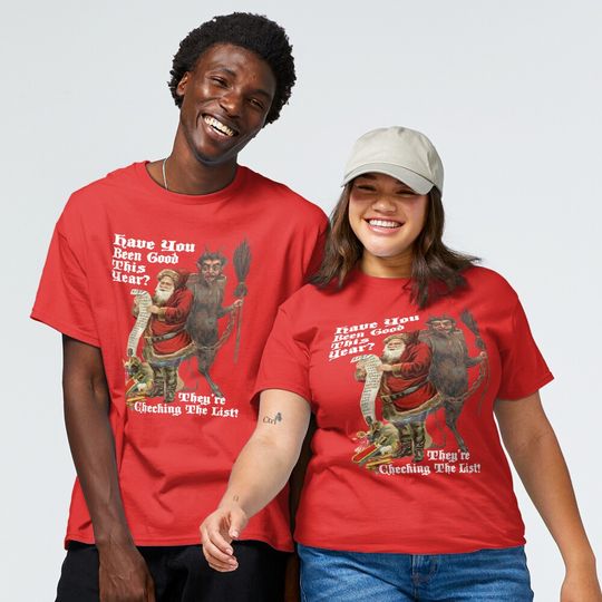 Discover Krampus The Christmas Devil And Santa ClausT-Shirt