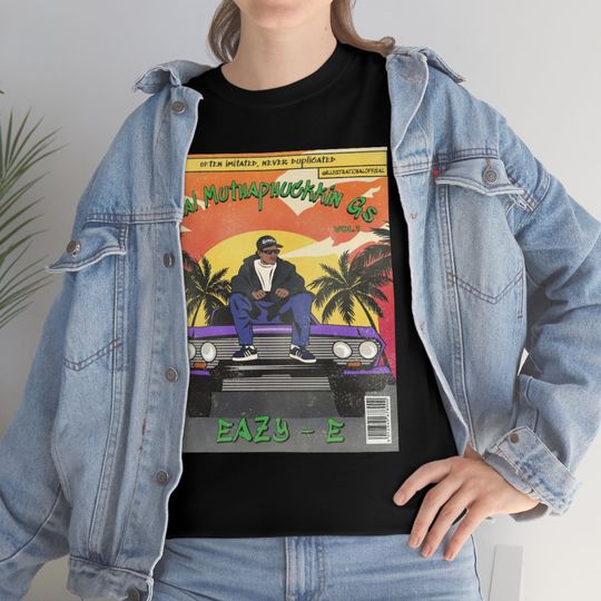 Discover Eazy E Real GS Vintage Comic Art T-shirt
