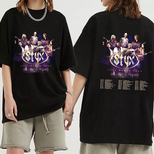 Discover Styxs 2023 Tour Shirt, Styxs Fall Tour 2023 Shirt