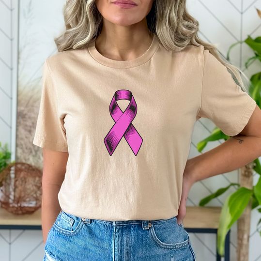 Discover Breast Cancer T-Shirt, Pink Ribbon Tshirt, Pink Ribbon T Shirt, Breast Cancer Tshirt