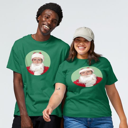 Discover MICHAEL SCOTT SANTA CLAUS The Office  T-Shirt
