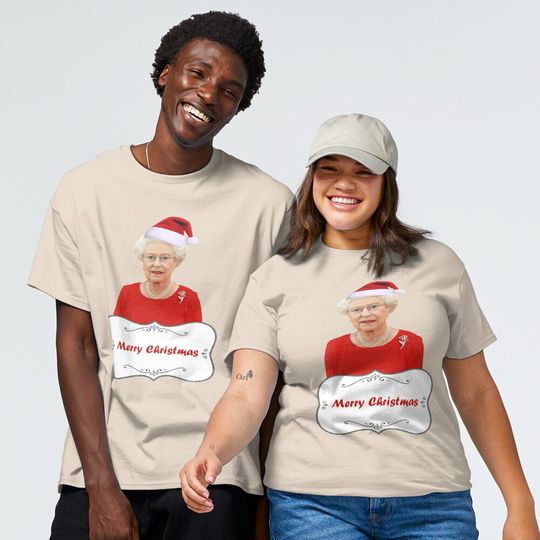 Discover Queen Eizabeth II Merry Christmas Classic T-Shirt