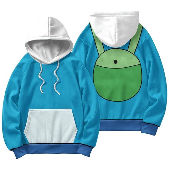 Discover Finn 3D Hoodie, Friend Halloween Costume 3D Hoodie