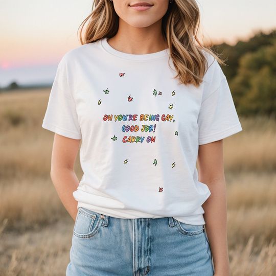 Discover You're Being Gay Good Job Carry On, Heartstopper Season 2 Shirt, LGBT Pride
