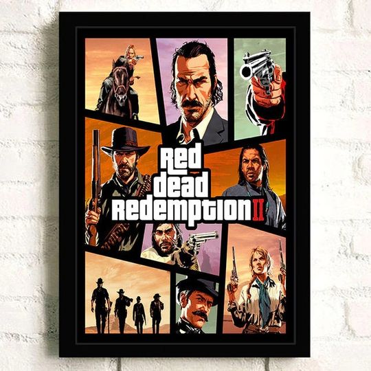 Discover Red Dead Redemption 2 Poster, Red Dead Redemption Poster, Game Series Poster