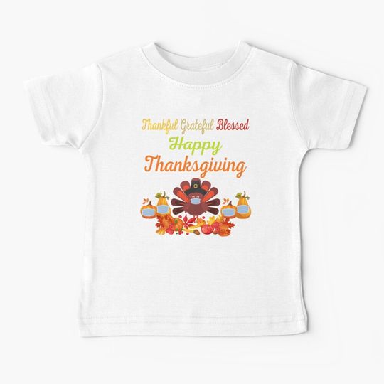Discover Funny Turkey Thanksgiving Baby T-Shirt