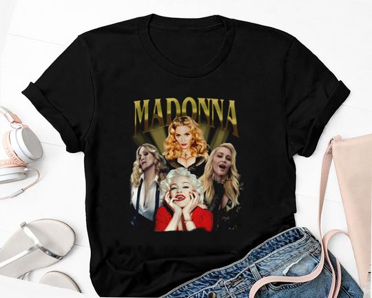 Discover Homage Madonna Graphic T-Shirt - Celebration Tour 2023
