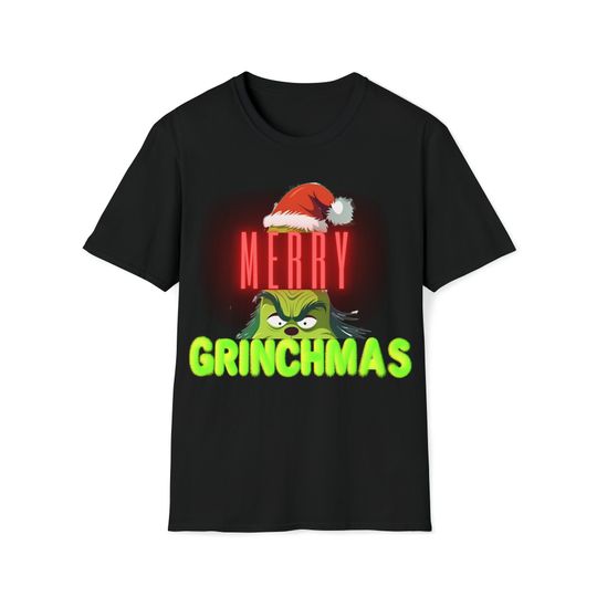 Discover Grin Unisex Softstyle T-Shirt Seuss Geisel Outfit