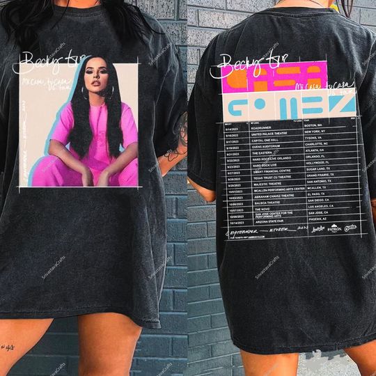 Discover Becky G Mi Casa Tour 2023 Shirt, Tu Casa US Tour 2023 Shirt