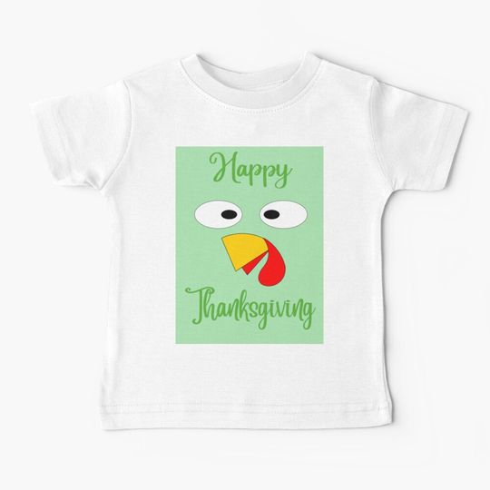 Discover Funny Turkey Thanksgiving Baby T-Shirt
