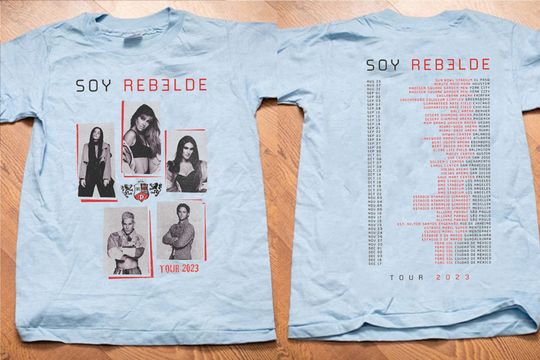 Discover Rbd Rebelde Tour 2023,Soy Rebelde Tour 2023 T Shirt
