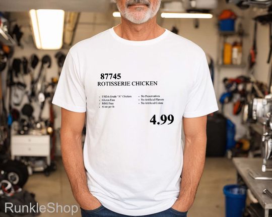 Discover Costco Rotisserie Chicken Price Tag  T-Shirt
