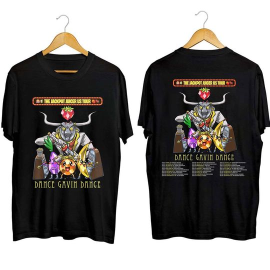 Discover Dance Gavin Dance The Jackpot Juicer US Tour 2023 Shirt