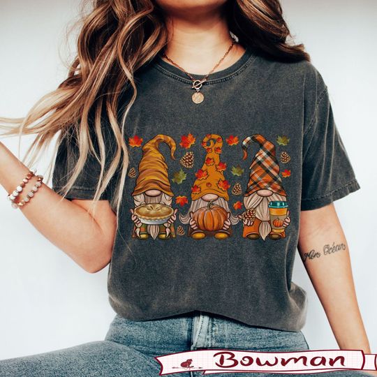Discover Cute Fall Gnomes Shirt