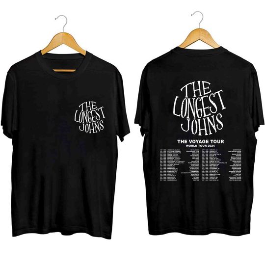 Discover The Longest Johns 2024 World Tour Shirt