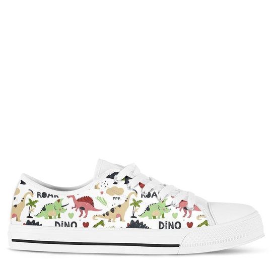 Discover Dinosaur Women's Low Top Sneakers