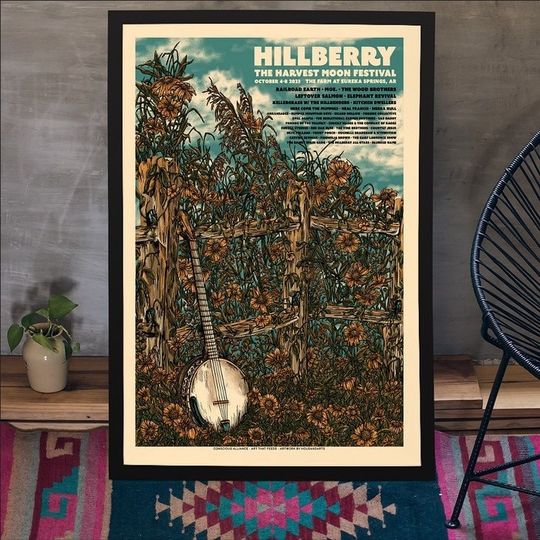 Discover Hillberry The Harvest Moon Festival Oct 4-8, 2023 Poster