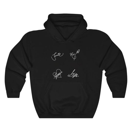 Discover Blackpink Logo Signature Unisex Hoodie