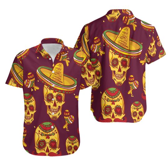 Discover Funny Mexican Man Cinco De Mayo Hawaiian Shirt