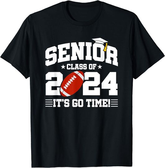 Discover Class of 2024 - Senior Year Football Player - Senior 2024 T-Shirt