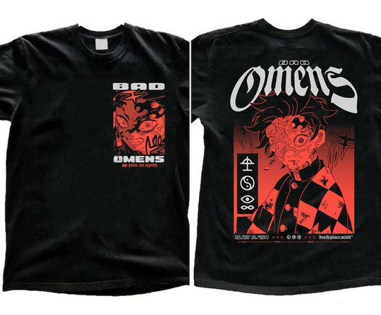 Discover Bad Omen Band Fan Double Side T-shirt, Bad Omen 2023 Concert Tour T Shirt