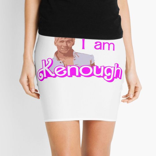 Discover I Am Kenough Barbie Mini Skirt
