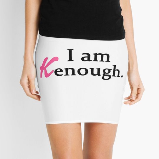 Discover I Am Kenough Barbie Mini Skirt