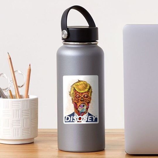 Discover Disobey Chump Sticker