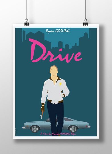 Discover Drive Minimalist Poster