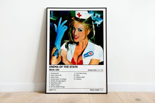 Discover B182 - Enema Of The State Album Poster
