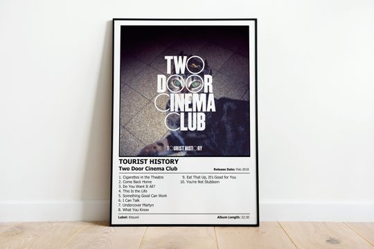 Discover Two Door Cinema Club Tourist History Album Poster
