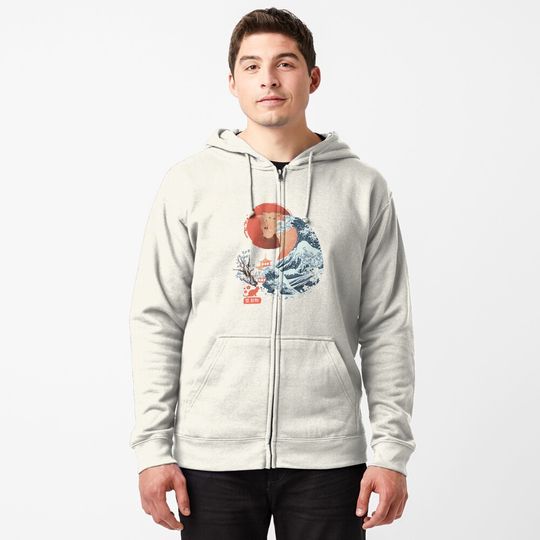 Discover Spirit Animal Cat Zipped Hoodie