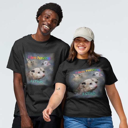 Discover I am having a crisis  word art Classic T-Shirt