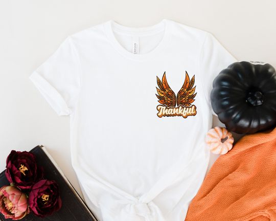 Discover Thankful Butterfly Thanksgiving T-Shirt