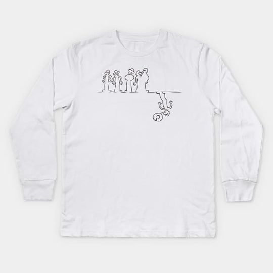 Discover Line - Cartoon - Kids Long Sleeve T-Shirt