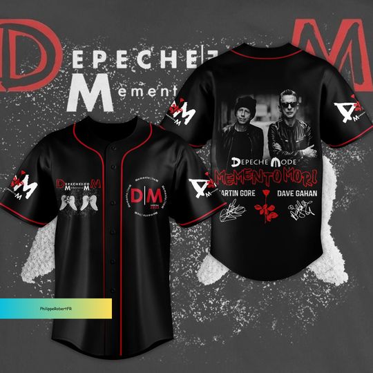 Discover Depeche Mode Jersey Shirt, Memento Mori Tour Jersey